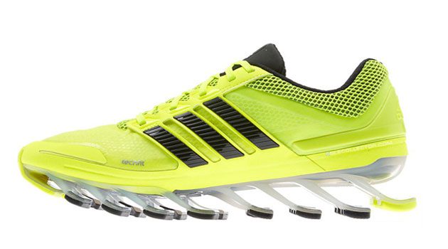 neon green adidas shoes