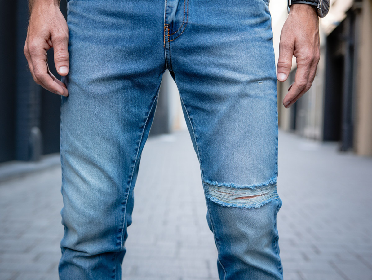 How To Repair Ripped Denim Jeans