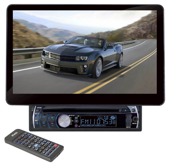 Pyle Audio 10.1-inch In Dash Touch Screen Bluetooth/DVD Receiver (PLD10BT)