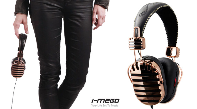 I-MEGO Throne Gold Headphones
