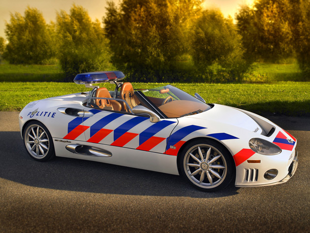 Netherlands-Spyker-C8-Spyder-Police-Car
