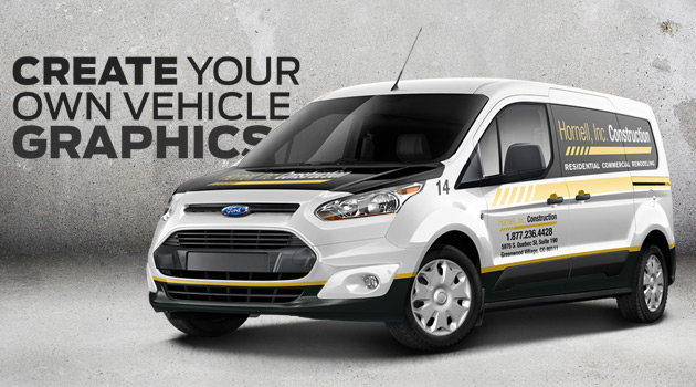 Wrapped Ford Transit