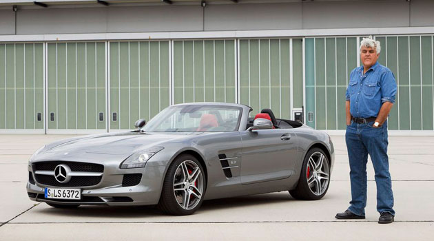 Jay Leno With His Mercedes SLR