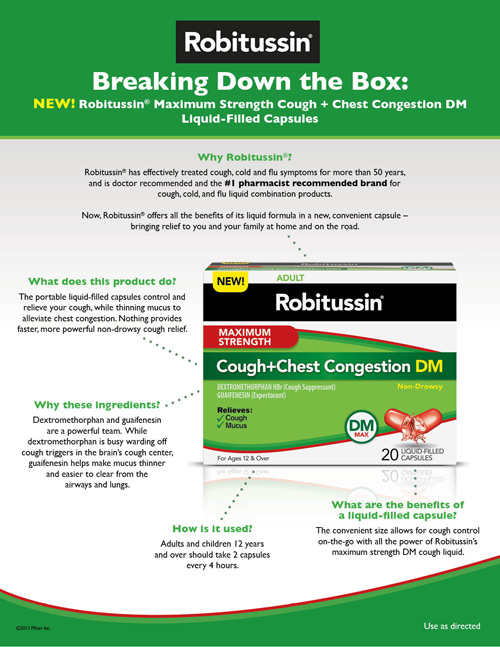 Robitussin Maximum Strength Liquid-Filled Capsules