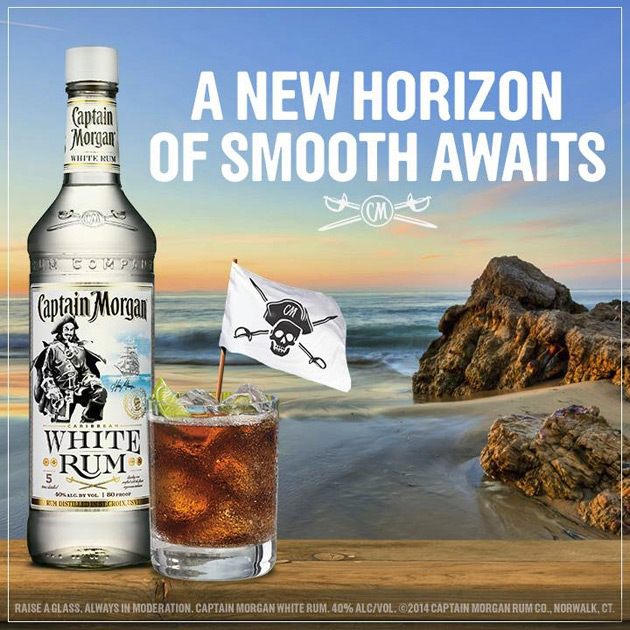Captain Morgan Introduces White Rum