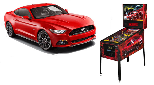 Stern Mustang-Themed Pinball Machine