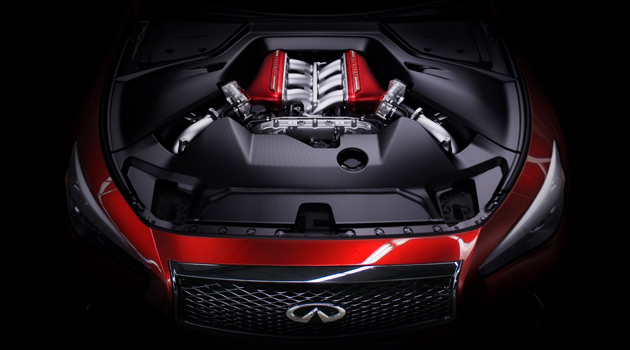 Infiniti Q50 Eau Rouge Engine