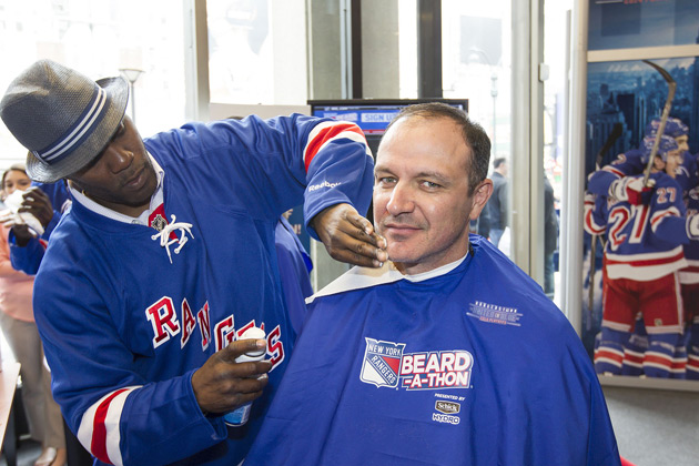 2014 New York Rangers Beard-A-Thon 