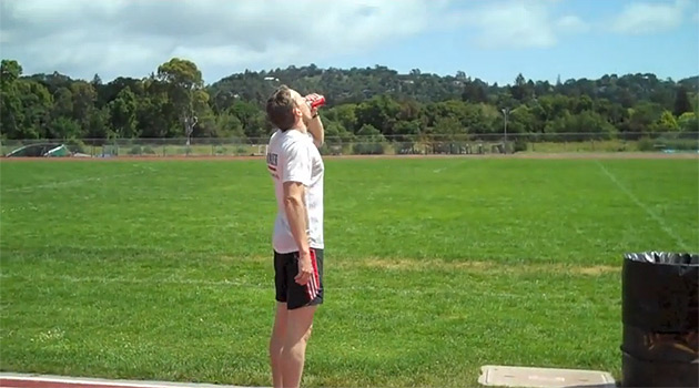 Beer Mile World Record