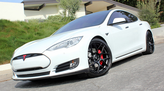 Tesla Model S - T Sportline Carbon Fiber Sports Package