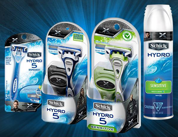 Schick Hydro Partners Wtih X-MEN