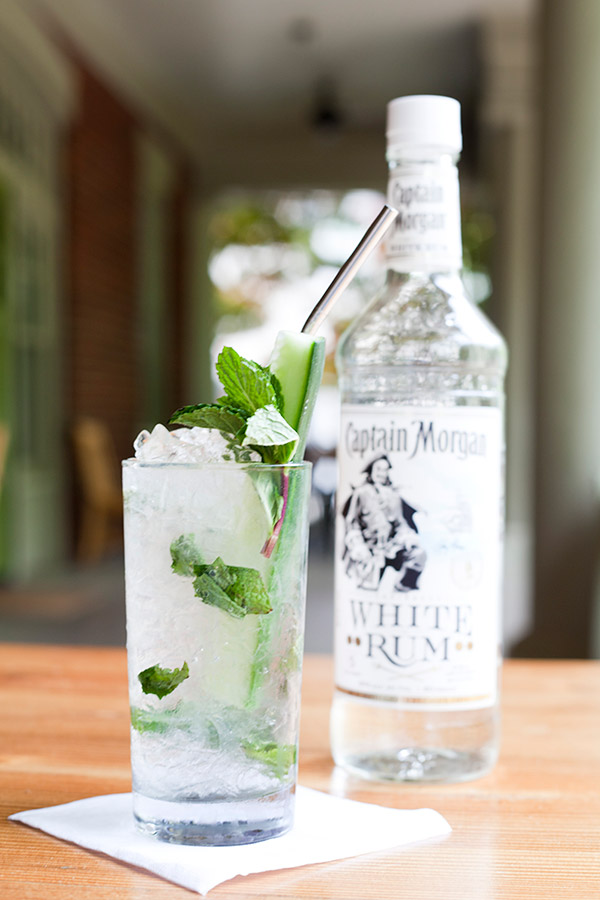 Mint Mutiny Cocktail - Captain Morgan White Rum