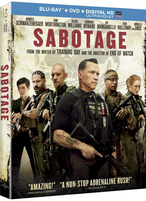 Sabotage Blu-ray Combo Pack