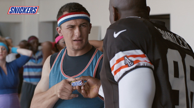 Johnny Manziel Snickers Ad