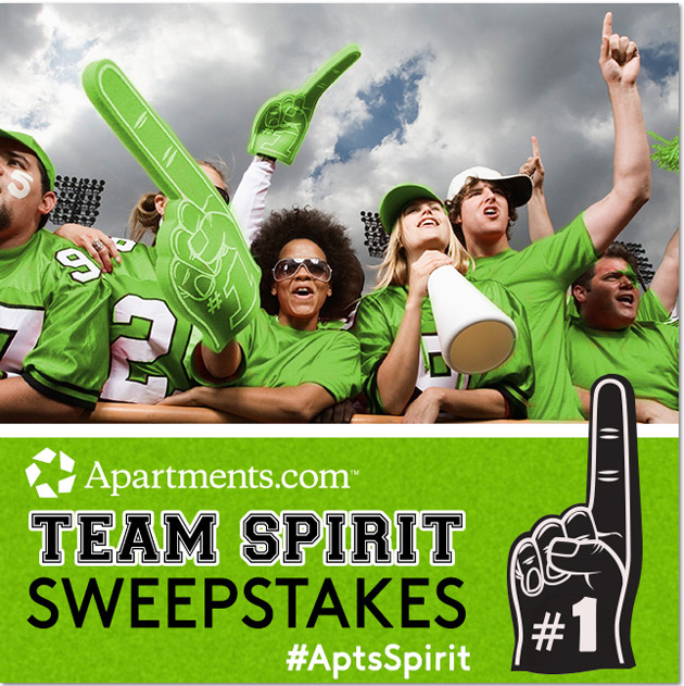 Apartments.com Team Spirit Sweepstakes