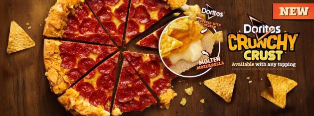 Pizza Hut Doritos Crunchy Crust