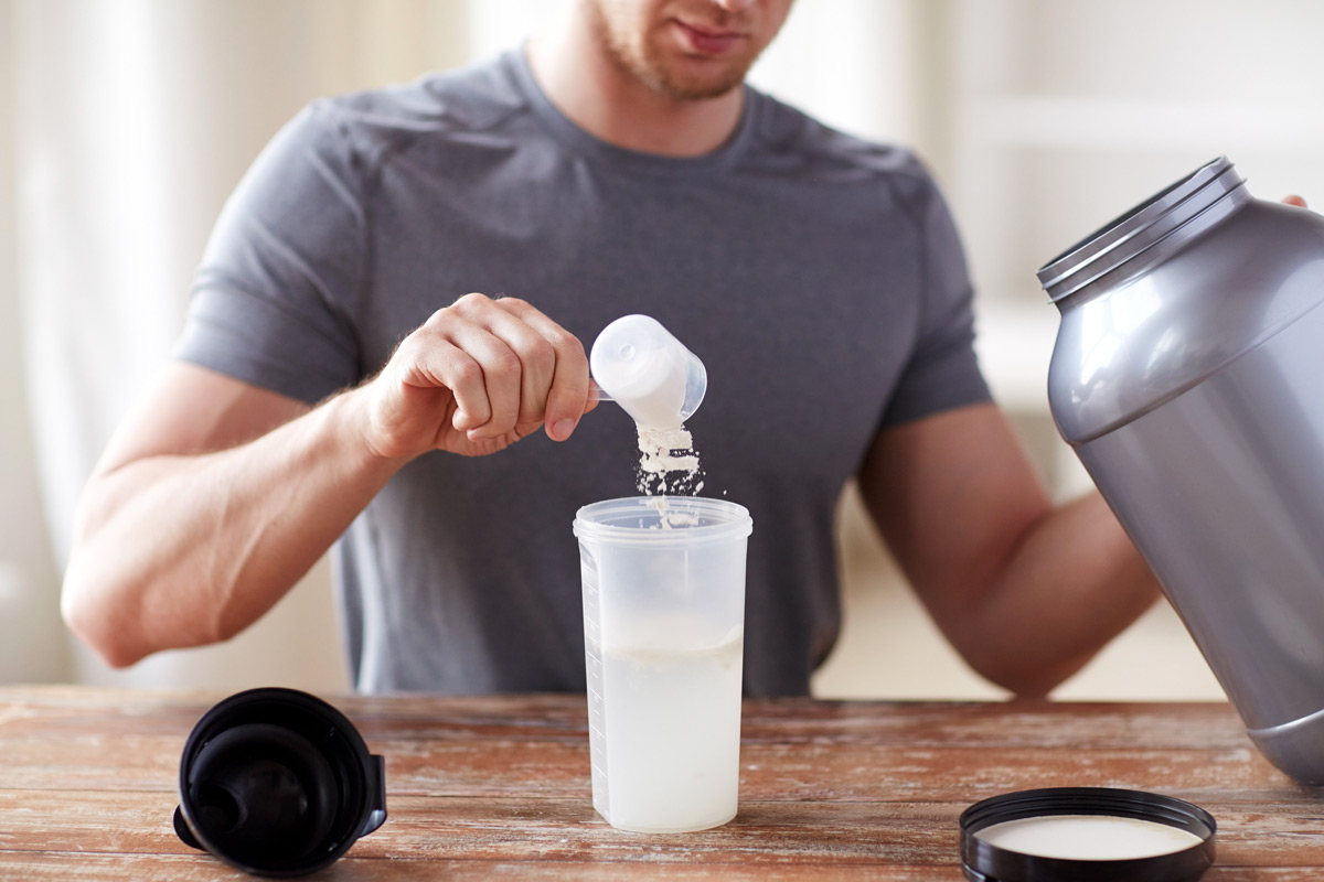 Making a protein shake