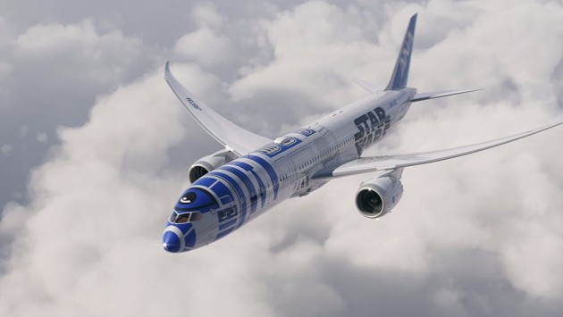 ANA Star Wars R2D2 Plane