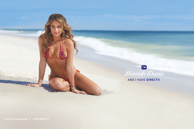 Hannah Davis - DirecTV Print Ad 1