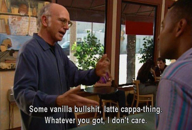 Larry David Orders Coffee