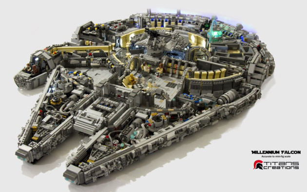 10000-Piece LEGO Millennium Falcon-1