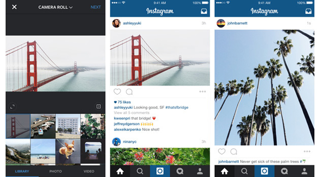 Instagram adds support for Landscape and Portrait photos