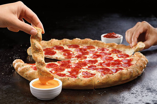 Pizza Hut Twisted Crust Pizza