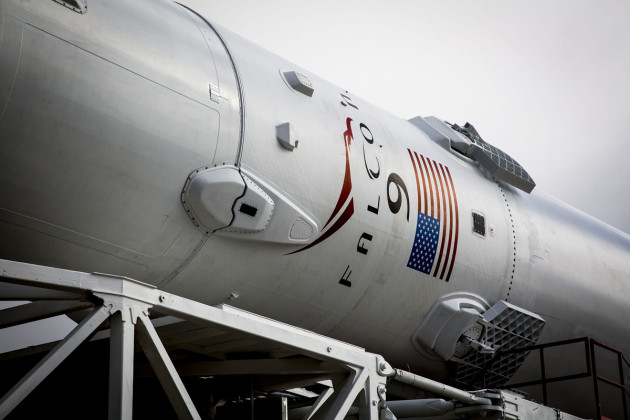 SpaceX Falcon 9 Rocket Rollout