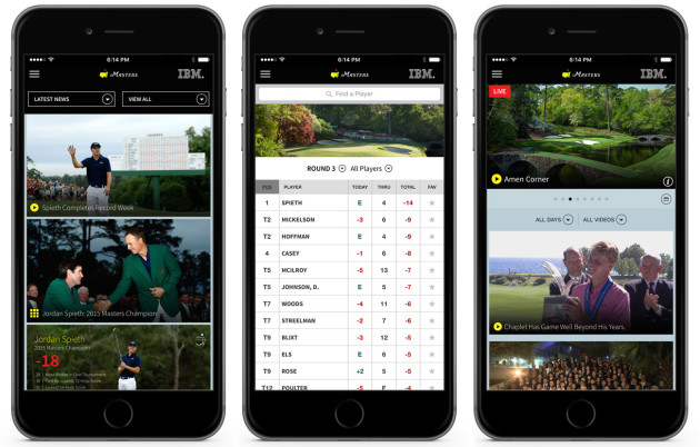 Masters App - iPhone