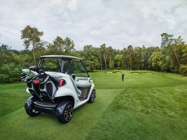 The Mercedes-Benz Style Edition Garia Golf Car