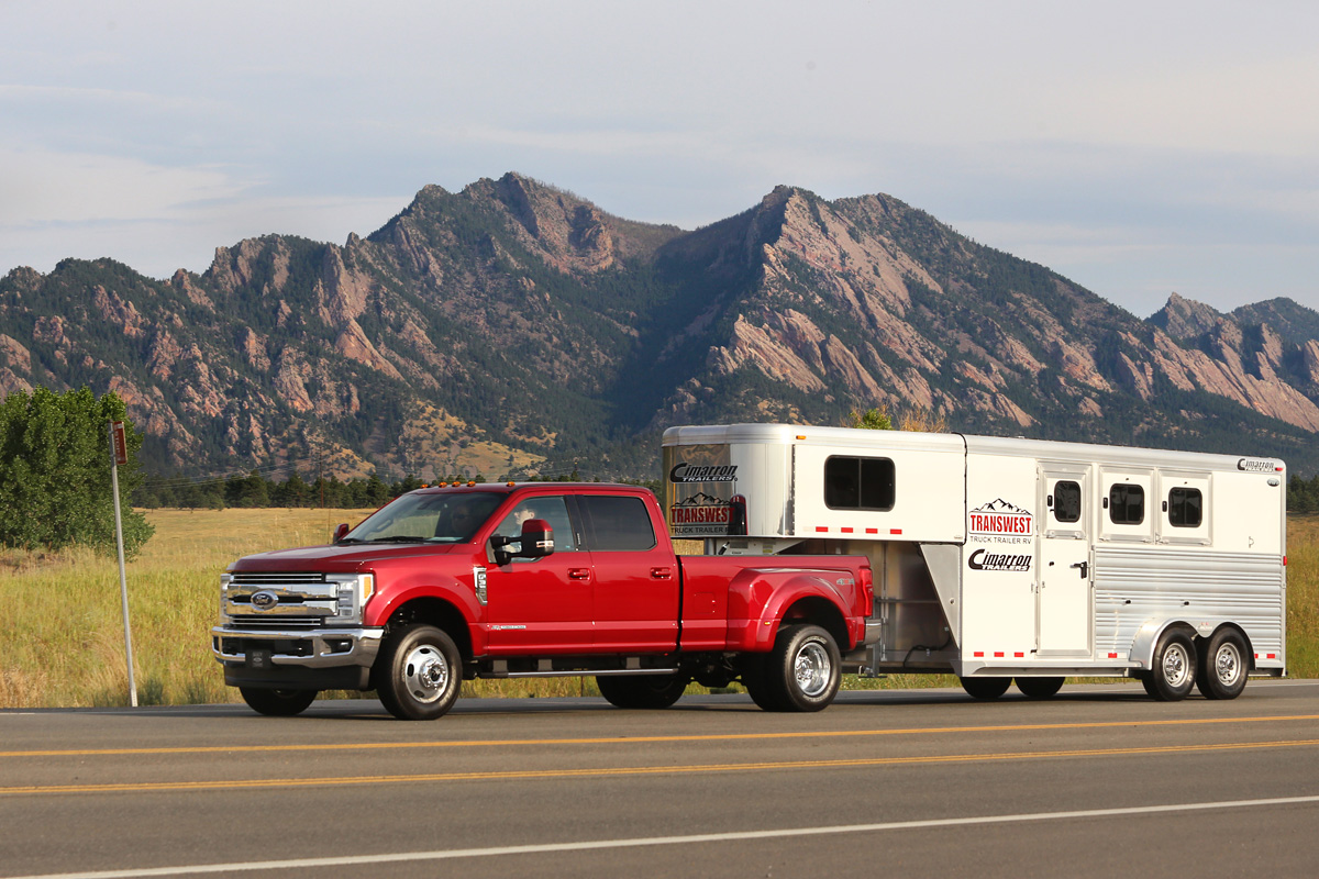 Ford f350 с прицепом