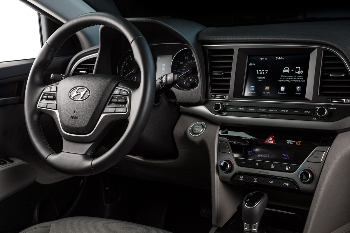 2017 Hyundai Elantra Eco interior