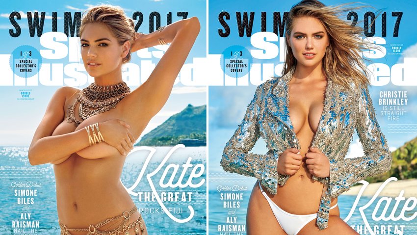 Kate Upton on the cover of the 2017 SI Swimsuit Issue