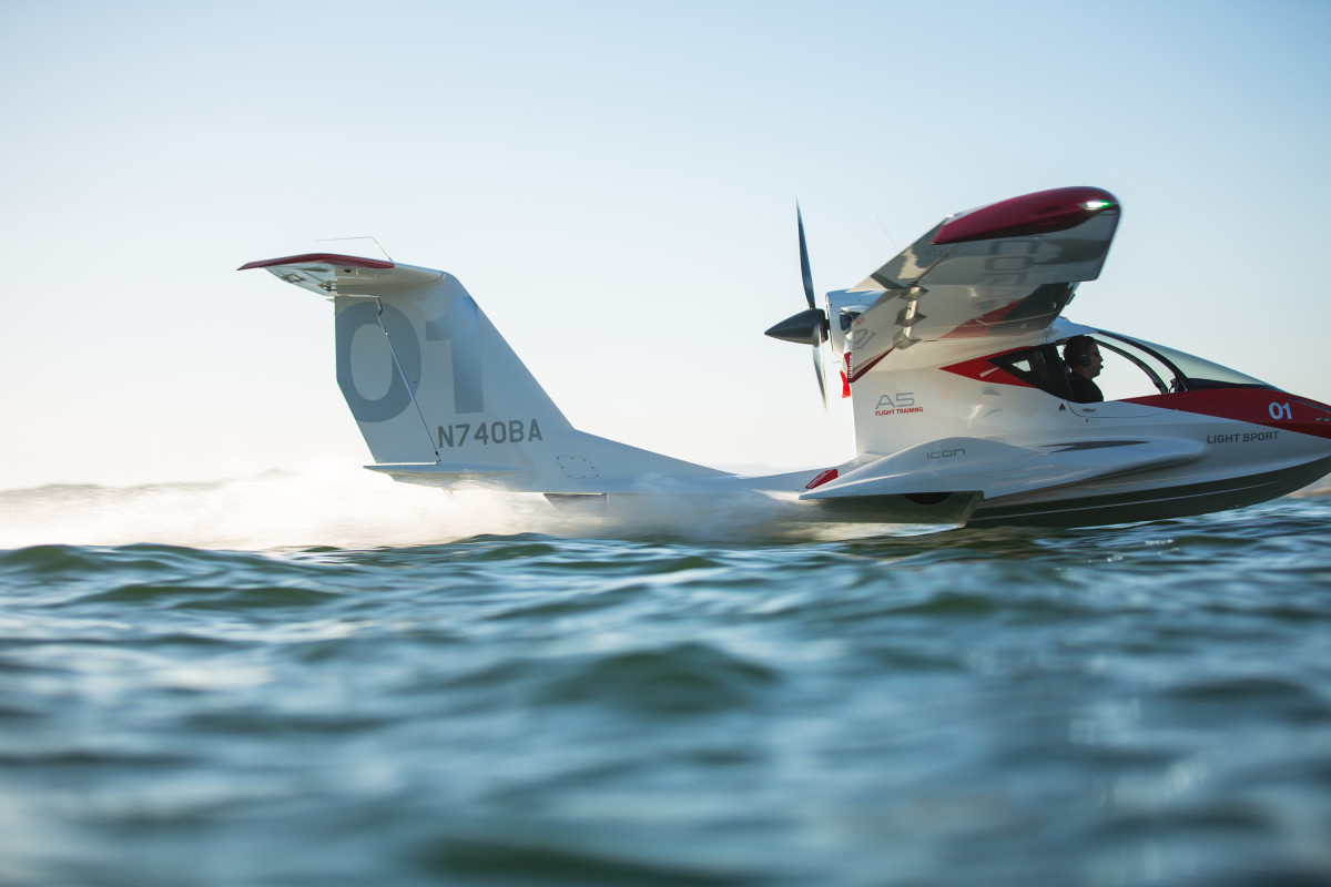 The ICON A5 Amphibious Personal Aircraft Makes Flying Easy And Fun