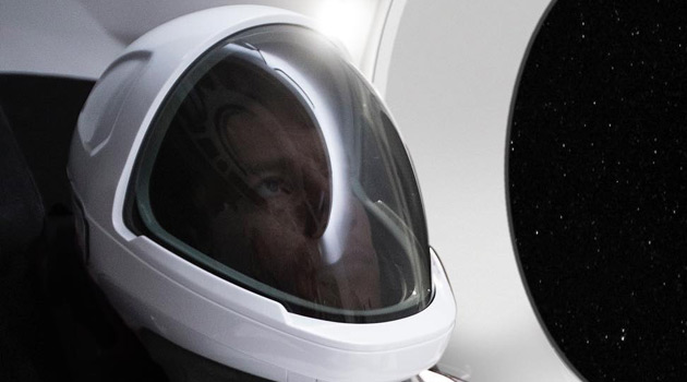 The First Photo Of The New SpaceX Spacesuit