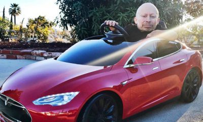 Verne Troyer's Tesla Model S