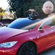 Verne Troyer's Tesla Model S