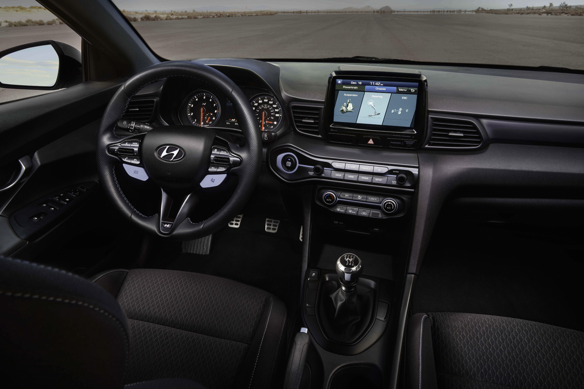 2019 Hyundai Veloster N interior