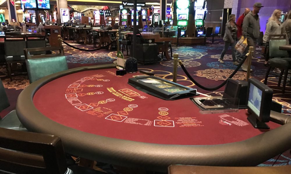 Las Vegas blackjack table