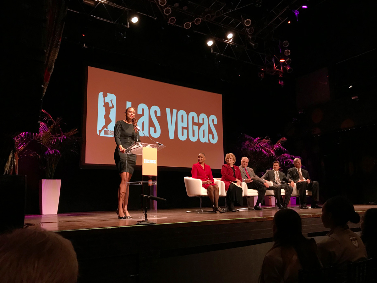 WNBA Las Vegas Aces Press Conference