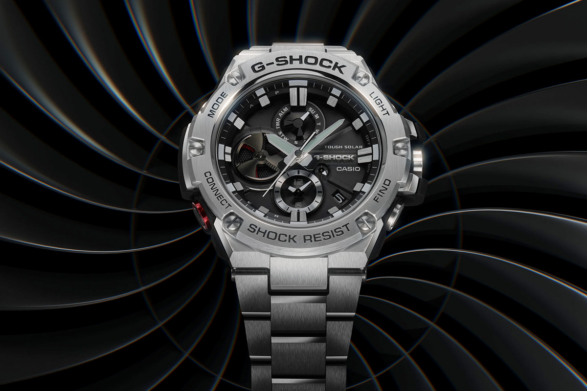 CASIO G-SHOCK G-STEEL GSTB100D-1