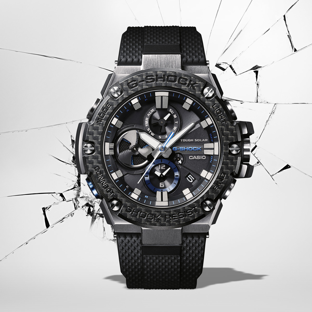 Casio G-SHOCK G-STEEL Connected Carbon GSTB100XA-1A