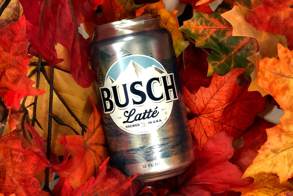 Busch Latte can