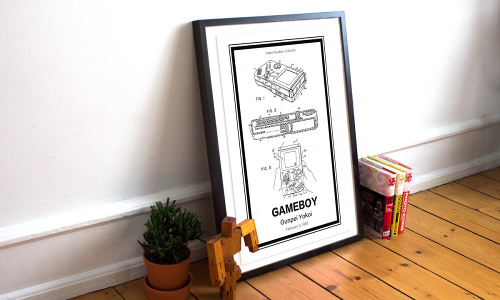 Retro Patents - Nintendo Gameboy Print