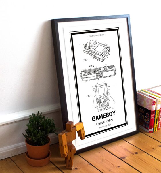 Retro Patents - Nintendo Gameboy Print