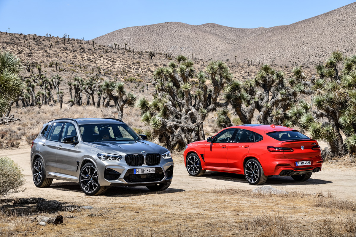 2020 BMW X3 M and 2020 BMW X4 M