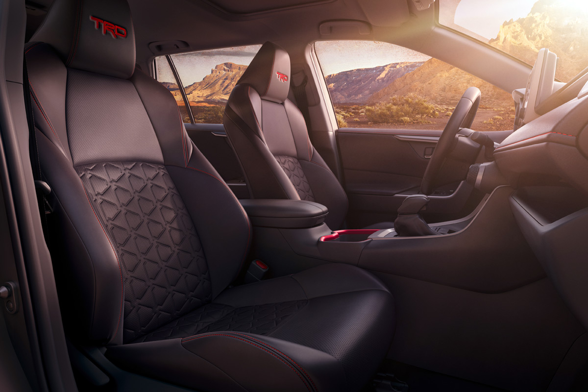 2020 Toyota RAV4 TRD Off-Road interior