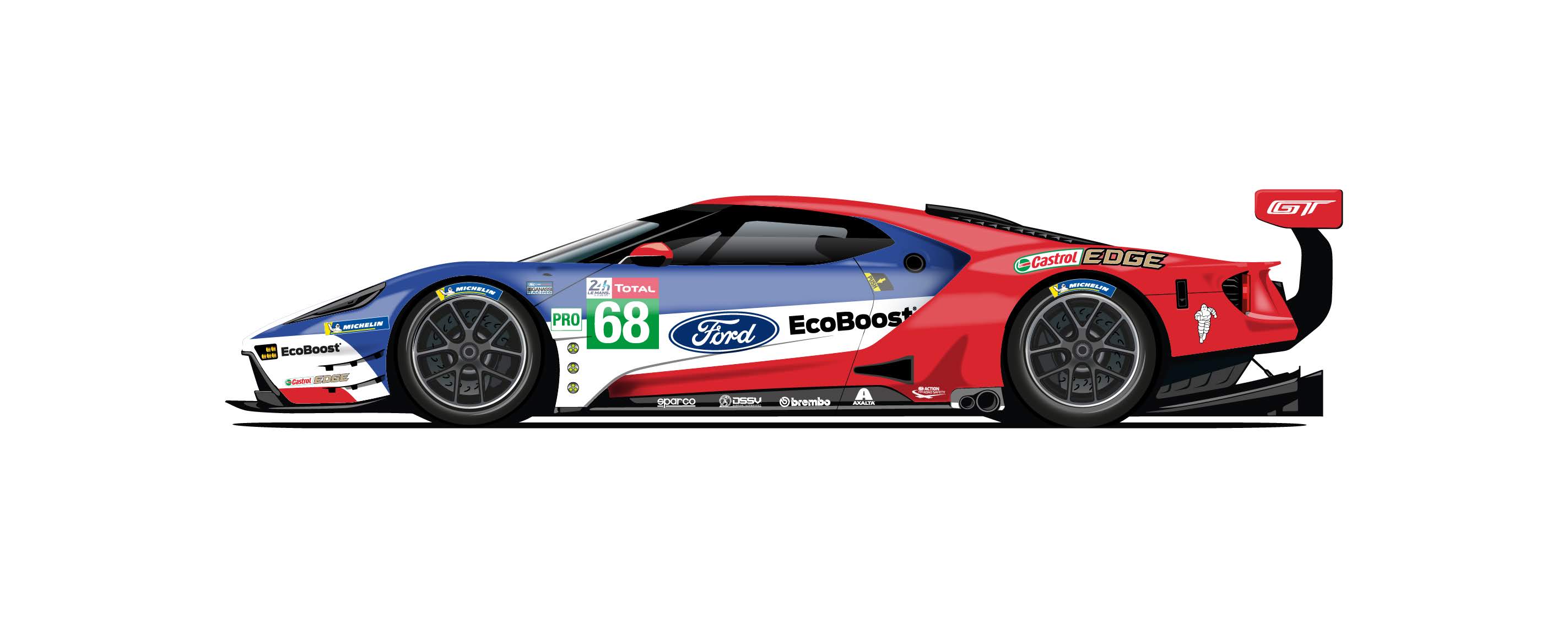 Ford Pays Homage to Le Mans with Celebration Liveries