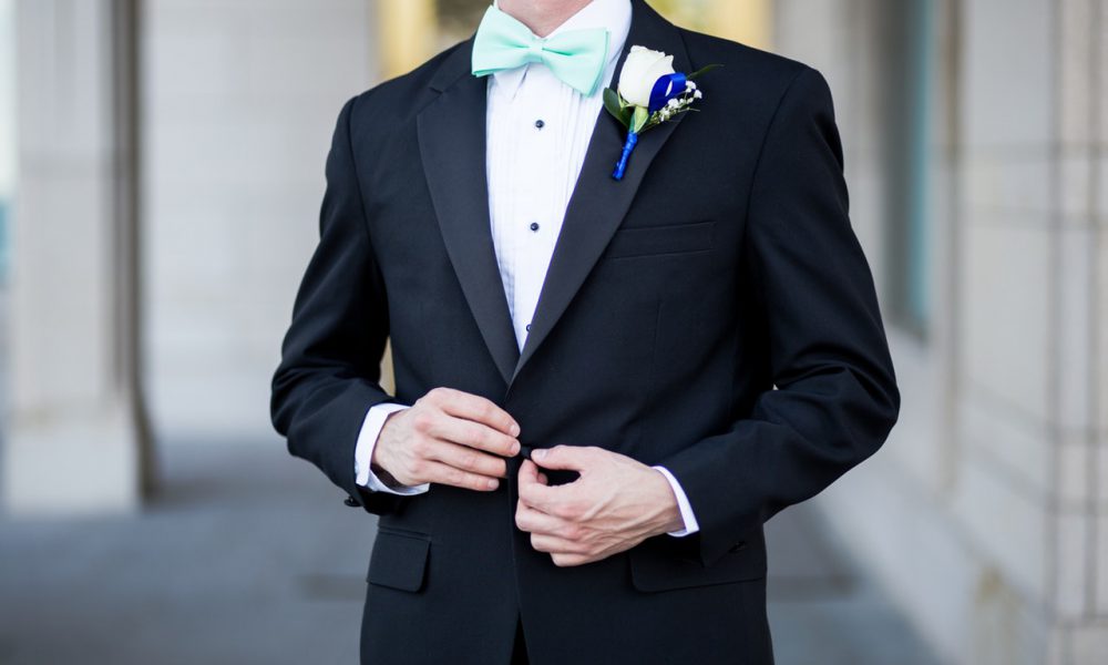 Man wearing tuxedo