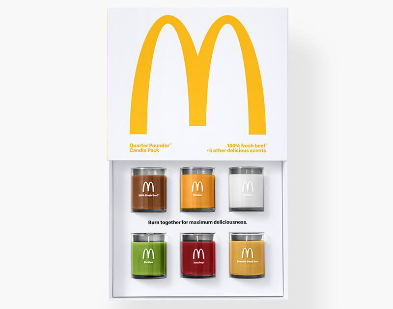 McDonald's Quarter Pounder Scented Candle Pack